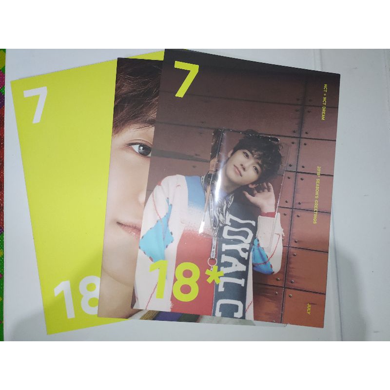 [ready stock] season greeting 2018 sg18 jaemin set