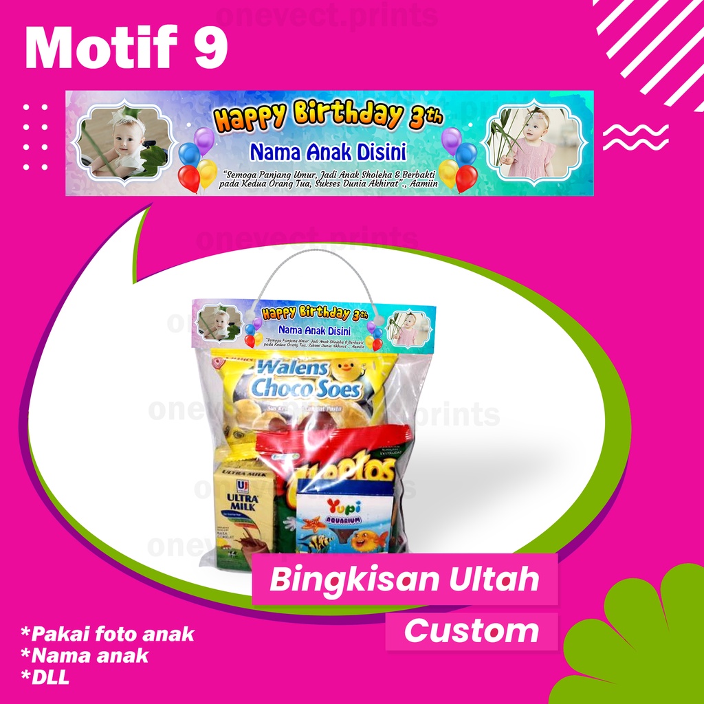 

HEMAT ISI 12 PCS kemasan bingkisan tas snack plastik ulang tahun ANAK