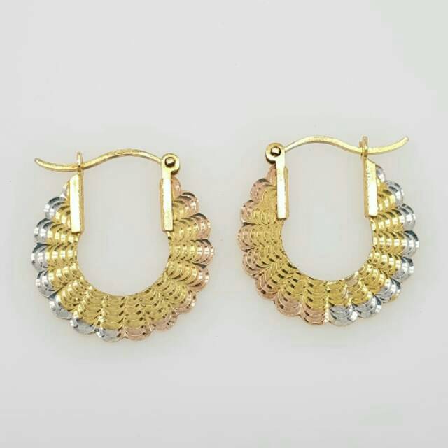 Anting Wanita Anting Emas 17 K - Murah 3.9gr - 3641
