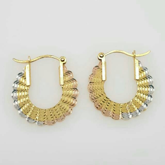 Anting Wanita Anting Emas 17 K - Murah 3.9gr - 3641