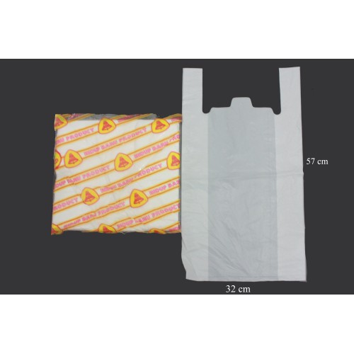Kresek Tictas Bell Super Putih / Plastik Polos HD Bell Kuning '32 Tebal 02