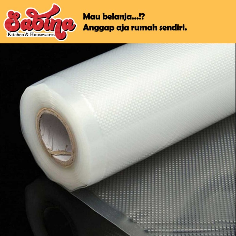 Kantong Plastik Makanan Vacuum Sealer Storage Bag 1 Roll