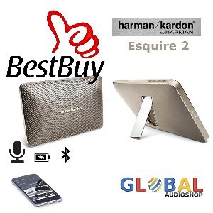 Harman Kardon Esquire 2  Wireless Bluetooth Stereo Speaker   Gold  Berkualitas