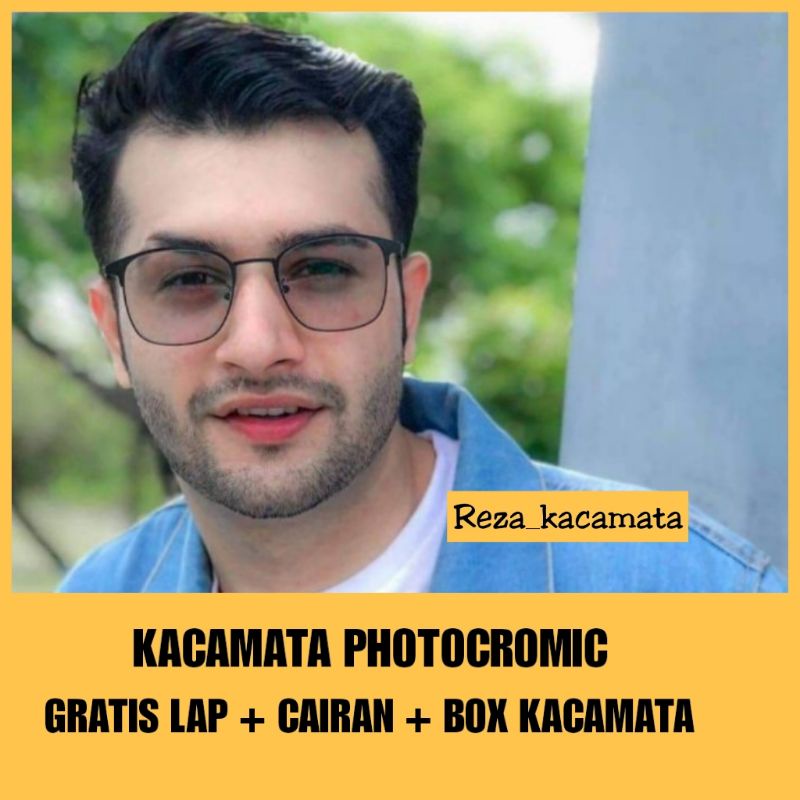 KACAMATA PHOTOCROMIC PRIA WANITA NORMAL FRAME 1924