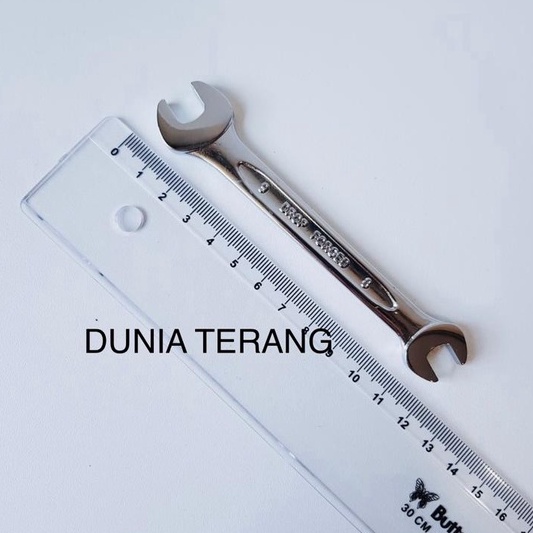 KUNCI PAS ATS 8x9 mm 8 mm 9 mm - Kunci Buka 8mmx9mm - Konci Pas 8-9 - Double Open End Spanner 8mm 9mm ATS