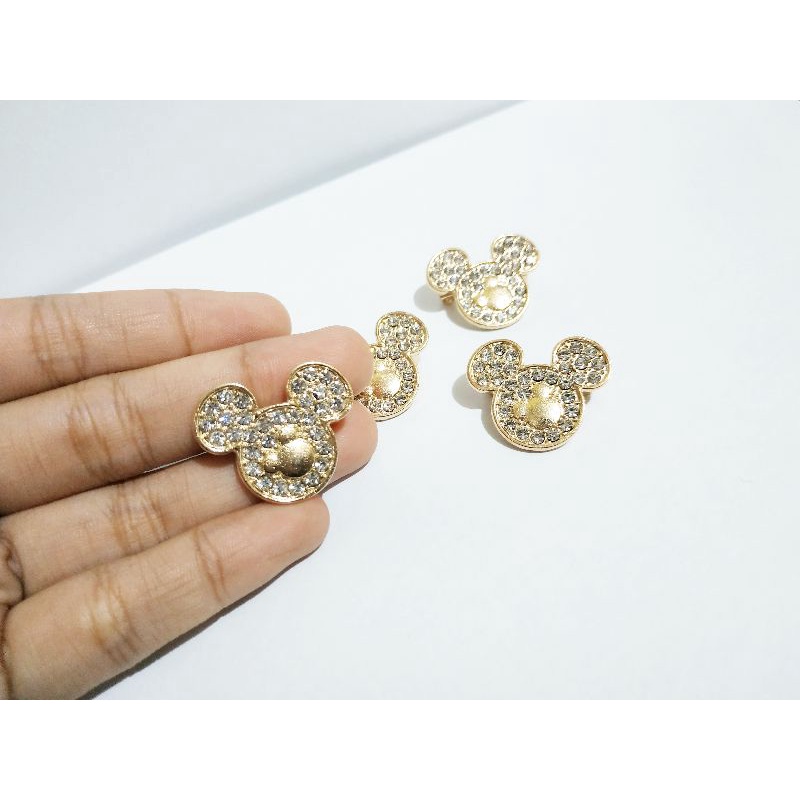 RB13 Bros Permata gold silver bentuk variasi 3cm