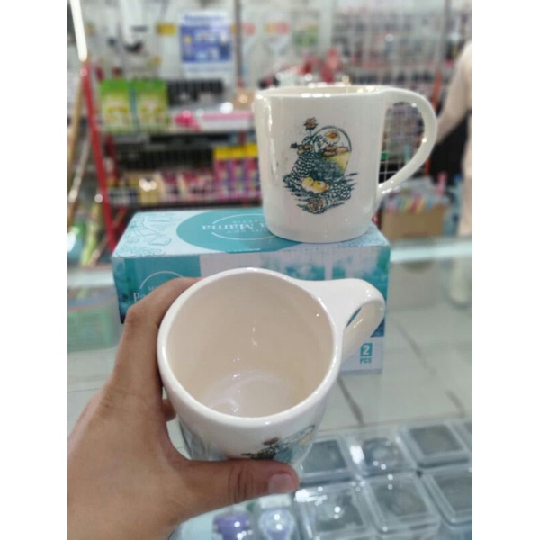 gelas set mama papa/mug mama papa/cangkri mama papa 2pcs