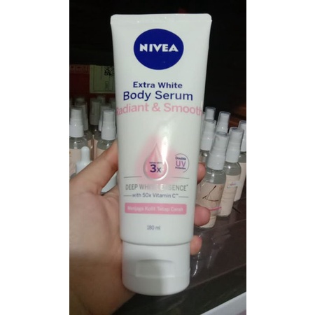 body serum nivea / nivea body serum radiant & smooth