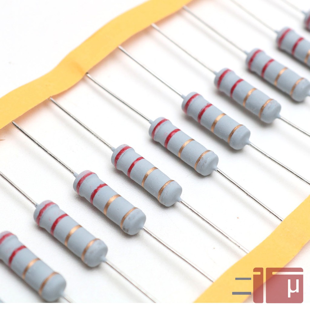 Resistor 120R 120 Ohm 2W Metal Oxide 5% Taiwan Kaki Tembaga