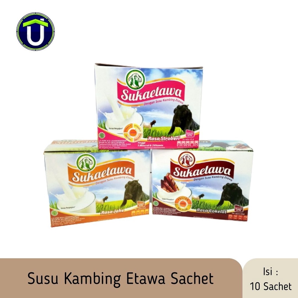 

SUSU KAMBING SUKA ETAWA SUKAETAWA SACHET | 20X10 GRAM | 10 SACHET