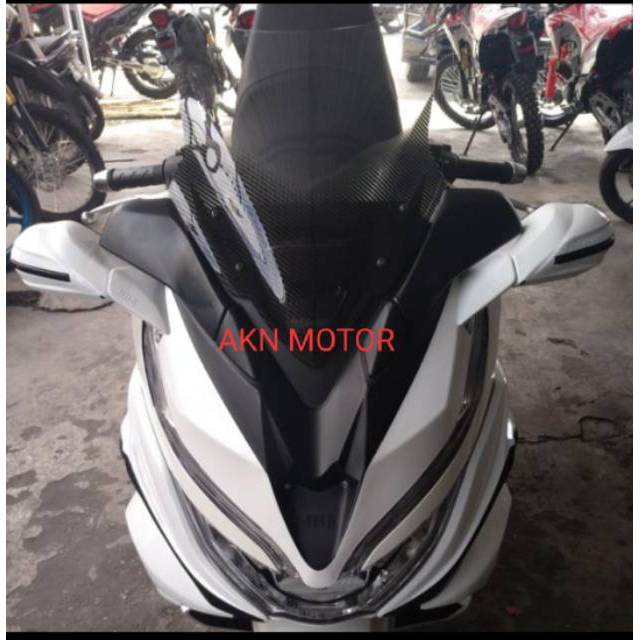 TAMENG WINDSHIELD ASSY MHR PLUS SPION HOND PCX 150 NEW LOKAL 2018