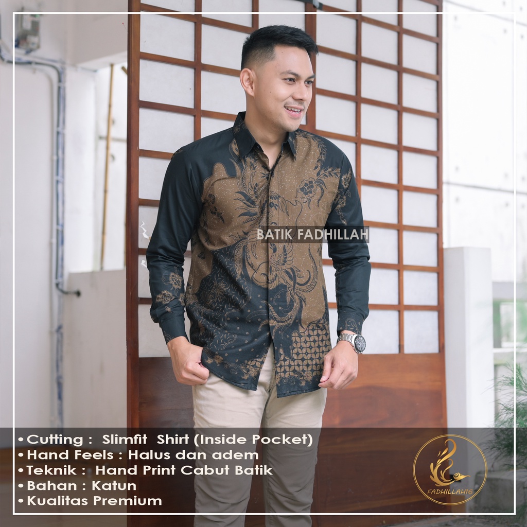 Kemeja Batik Pria Modern 2022 Mewah Ori Batik Pria Dewasa Mewah 2022 Baju Batik Laki2 Dewasa Terbaru 2022 Batik Pria Slimfit Mewah Ori Batik Solo Original Pria