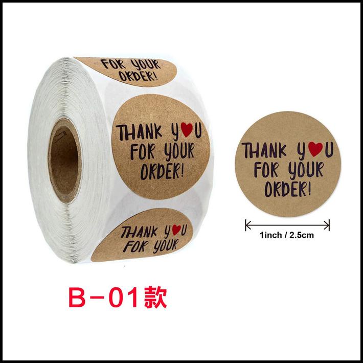 

Stiker Thank You For Your Order Cutting Stiker Toples Botol Makanan