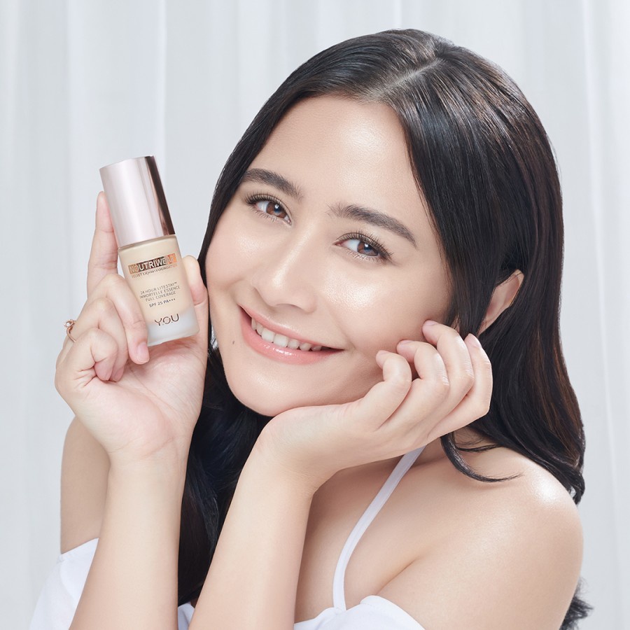 ✿ELYSABETHME✿ Y.O.U nutriwear liquid velvet foundation alas bedak menutupi jerawat flek bekas noda pori besar