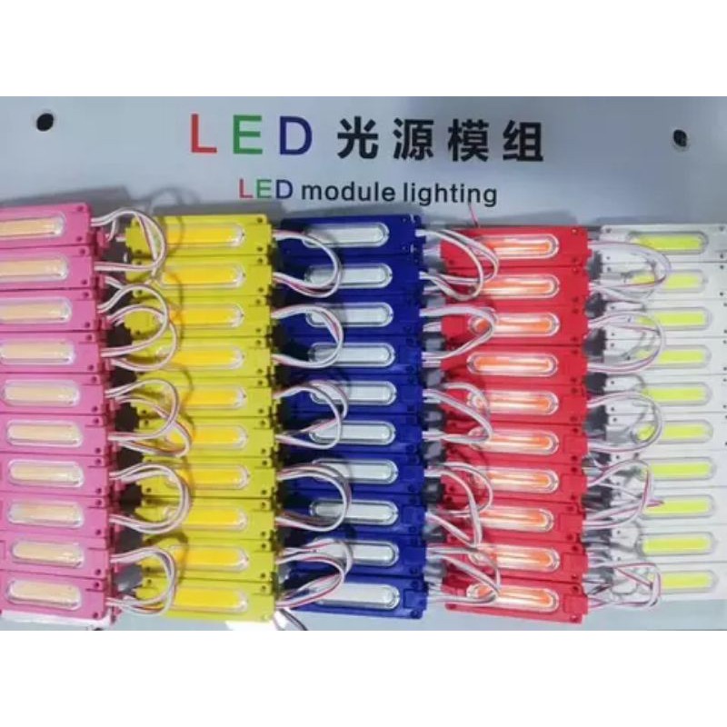 led modul 6 mata bening 12 &amp; 24 volt,lampu led kapsul modul cob 6818