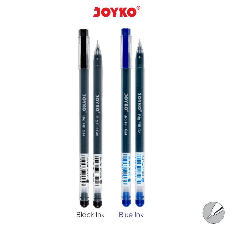 

Gel Pen Pulpen Pena Joyko GP-330 Big Fill Gel 0.5 mm