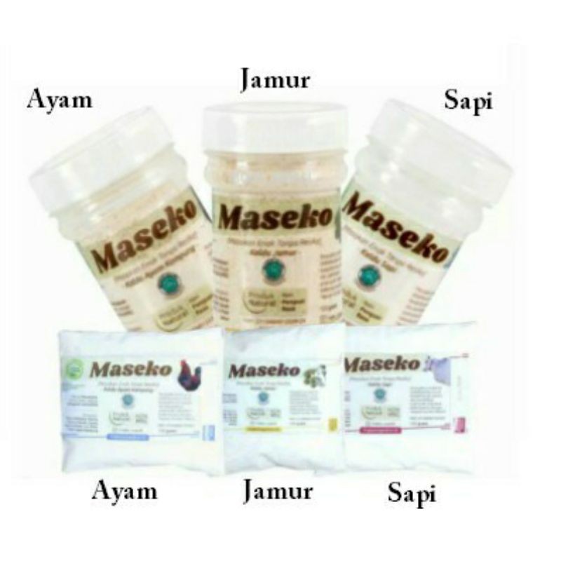 MASEKO KALDU NON MSG REFILL / MASEKO SAPI / MASEKO AYAM / MASEKO JAMUR