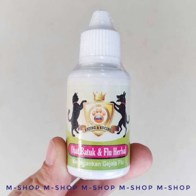 Obat Batuk &amp; Flu Herbal untuk anjing dan kucing