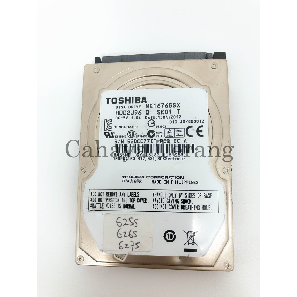 Hard Disk Mesin Fotokopi Canon IRA Advance 6255 6265 dan 6275