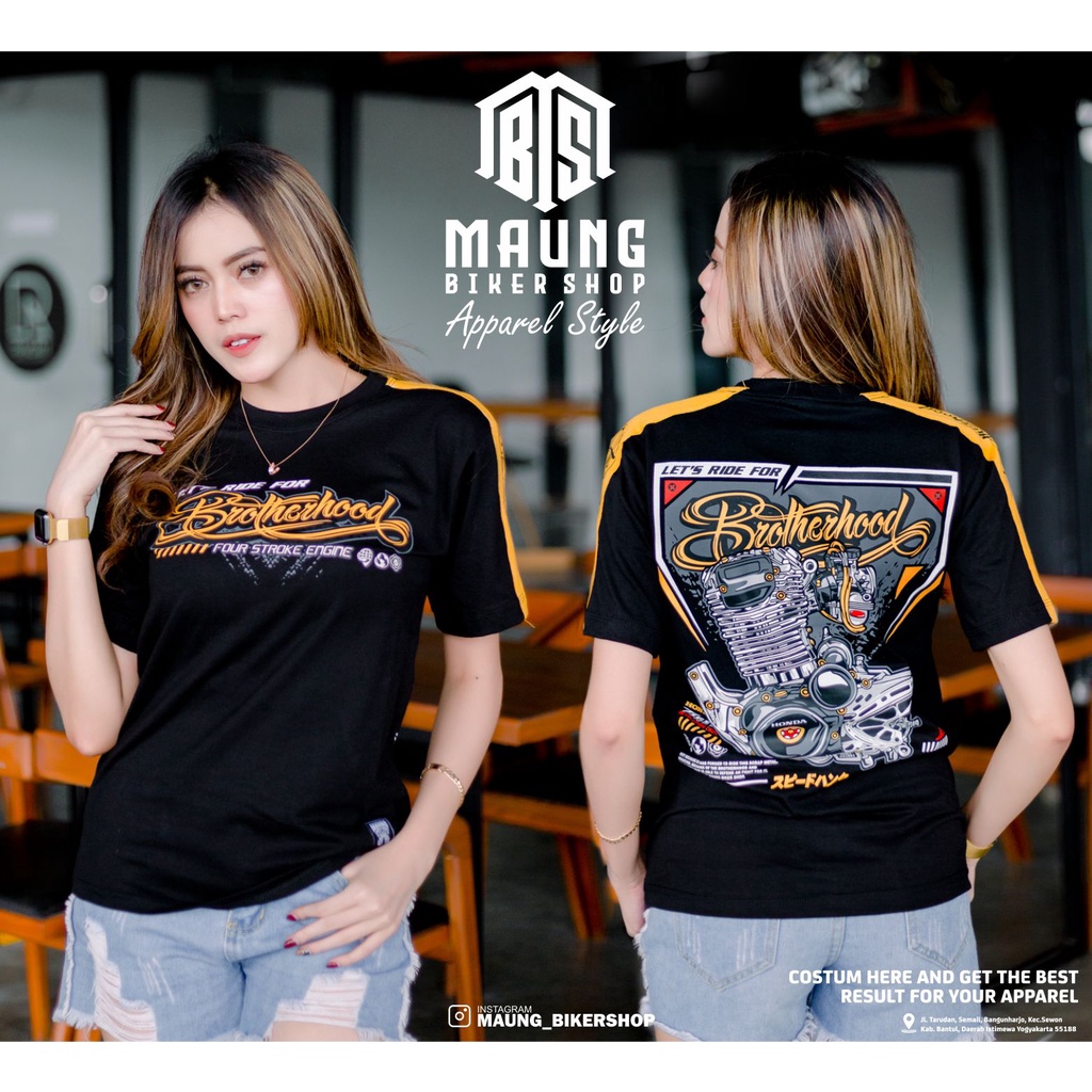 TITAN STYLE.ID_KAOS BROTHERHOOD | KAOS HONDA TIGER GL CB REVO | KAOS BROTHERHOOD