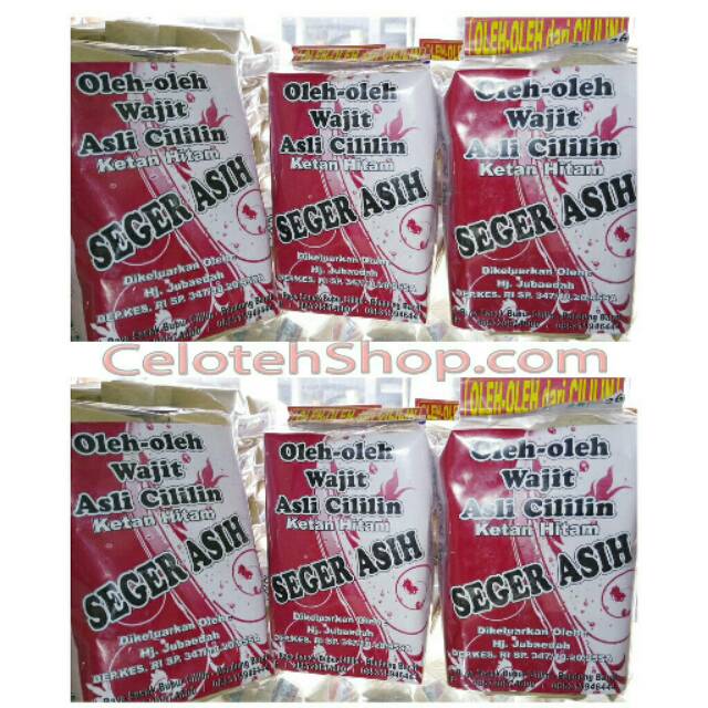 

Wajit Asli Cililin Bungkus 500 gr