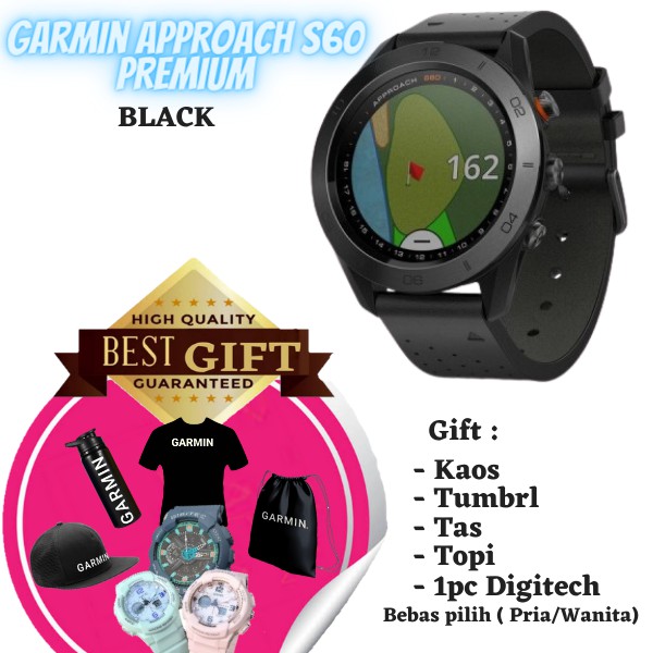 Garmin Approach s60 Premium Black + Free Gift