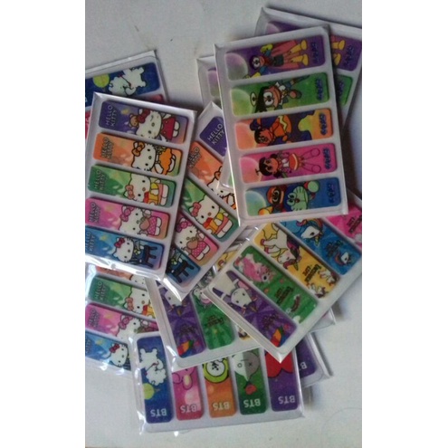 

Pembatas kertas/pembatas penanda buku karakter isi 100 pcs