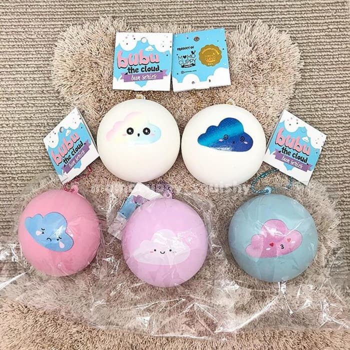 PROMO - MEDIUM BUN BUBU SQUISHY LICENSED BY MOMOCUPPY-SQUISHY -SOFT &
