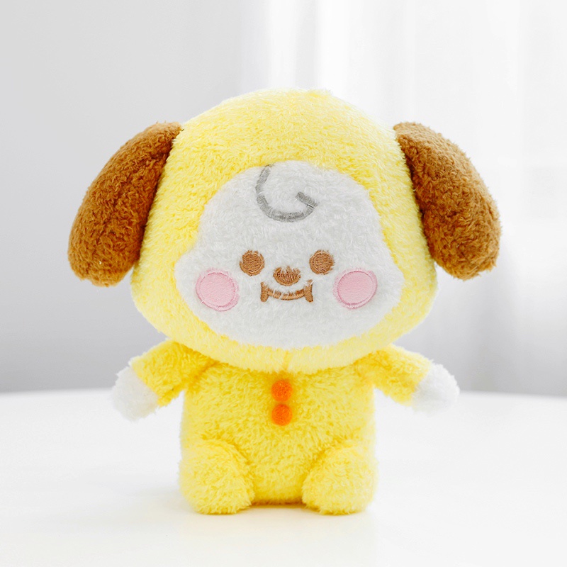 &lt;In Stock&gt;10-20cm KPOP BTS BT21 Long Plush Doll Cute Toys Soft Pillow Keychain Key Ring Charm Pendant Baby Plush Toy