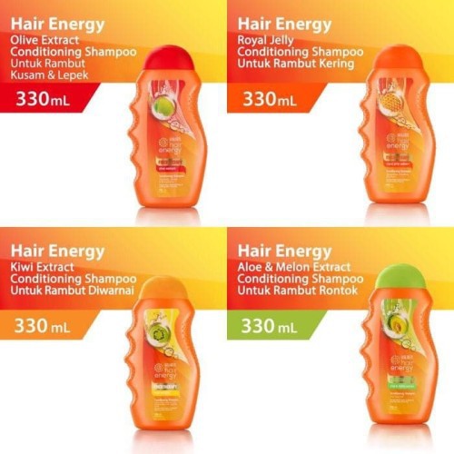 Makarizo Conditioning Shampoo Hair Energy Fibertherapy Bottle 330ml