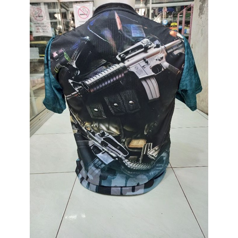 Kaos Jersey M-16 Fullprint