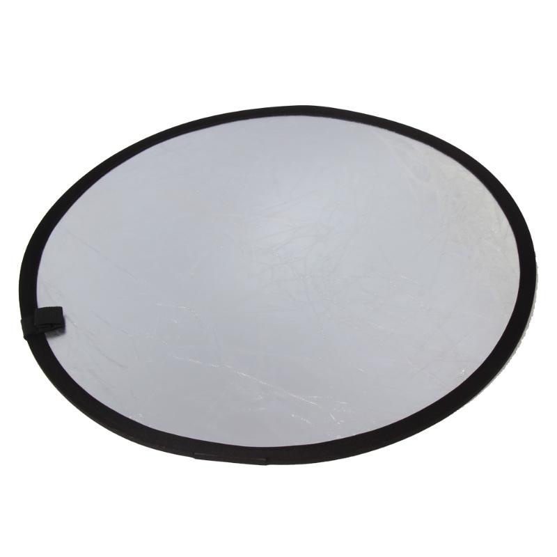 Round Reflektor Cahaya Studio Foto 2 in 1 Gold Silver - Silver/Gold