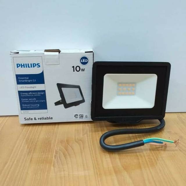 PHILIPS BVP150 G2 Essential SmartBright Lampu Sorot LED 10W