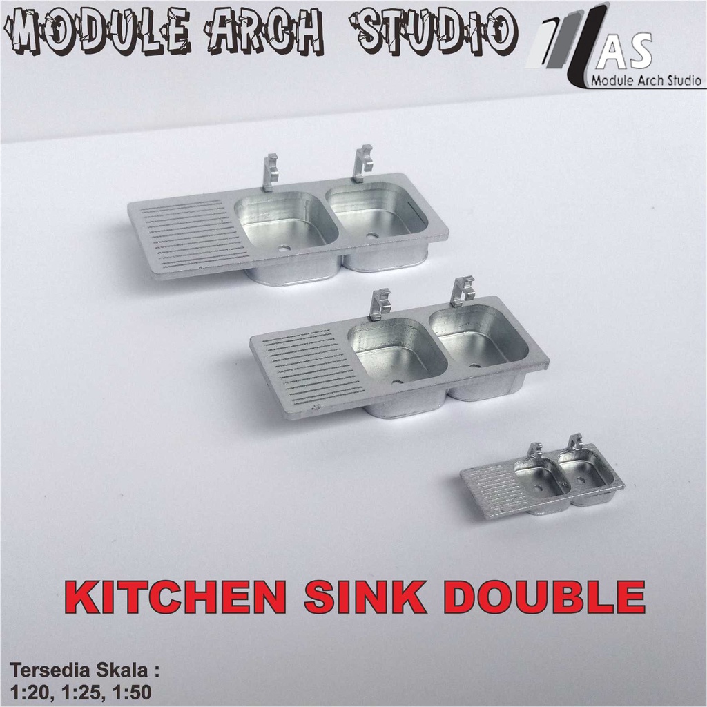 Maket Kitchen Sink - Miniatur Sink - Maket Dapur