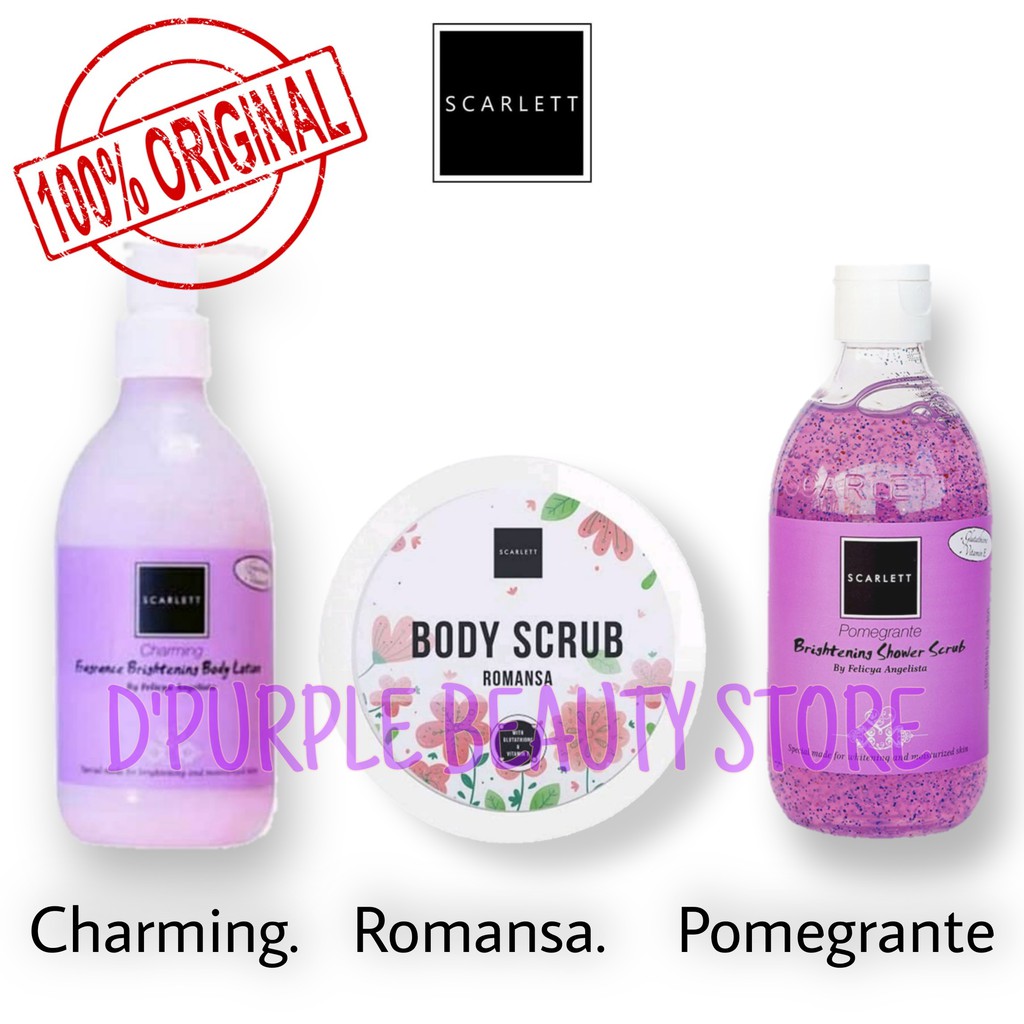 Scarlett Whitening Original 1 Paket isi 3 - Paket Skincare Original Scarlett Whitening 3 in 1