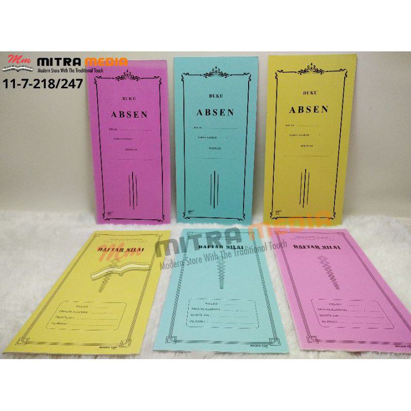 BUKU ABSEN DAN DAFTAR NILAI SEKOLAH MURAH ANAK SEKOLAH MURAH