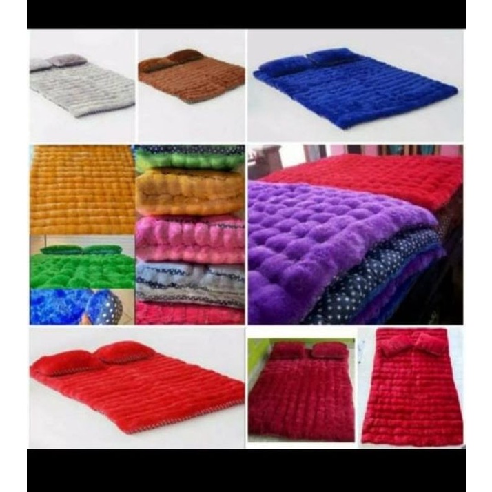 Kasur lantai bulu cimol /kasur bulu/ kasur gender /kasur cimol/kasur lantai /kasur bulu murah
