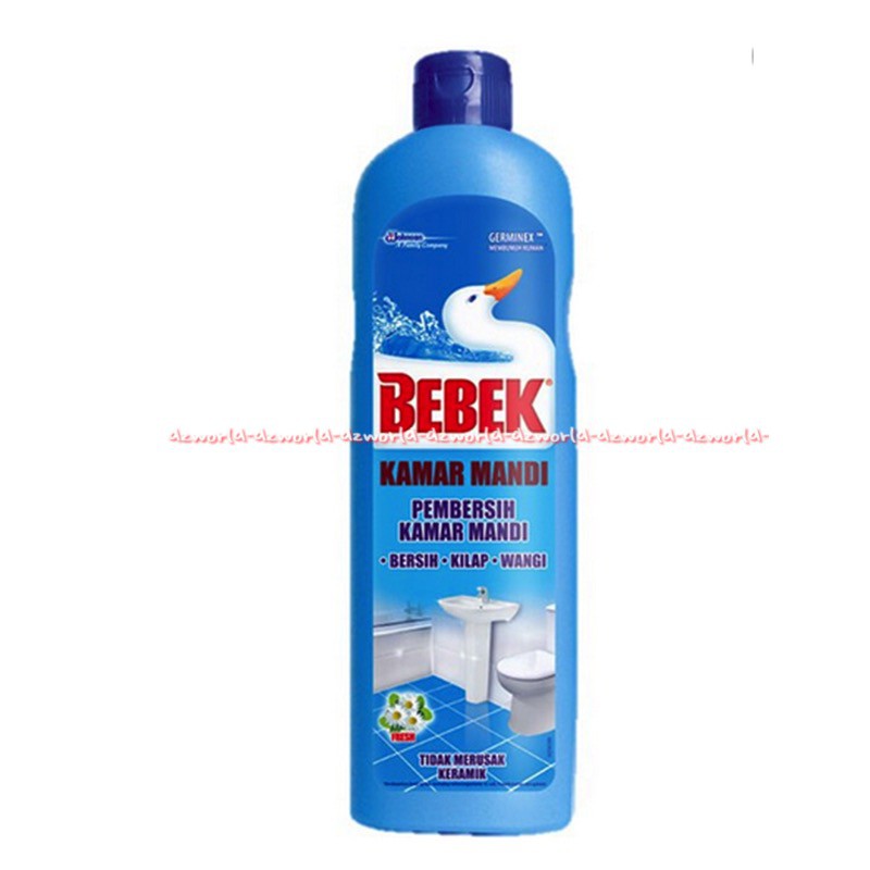 Bebek Kamar Mandi Pembersih Kamar Mandi 500ml Biru fresh Lemon Fruitopia Lemon Bebek Botol