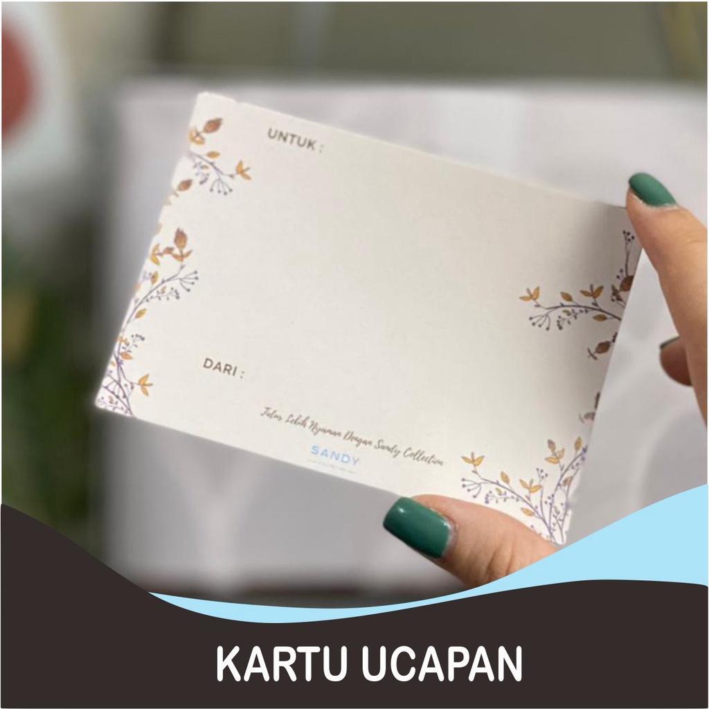 Kartu Ucapan - Sandy Collection Greeting Card