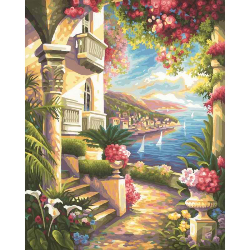 DIY DIAMOND PAINTING 5D design VINYARD HOUSE