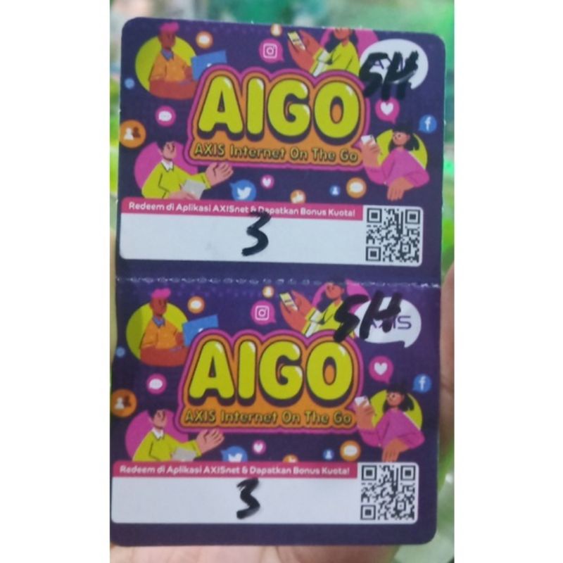 Voucher Axis 3 GB hari