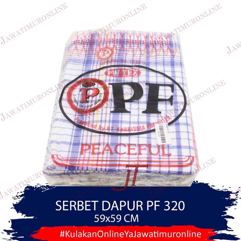 Serbet Makan PF 320 - Serbet Lap Piring - Serbet Dapur 59 cm