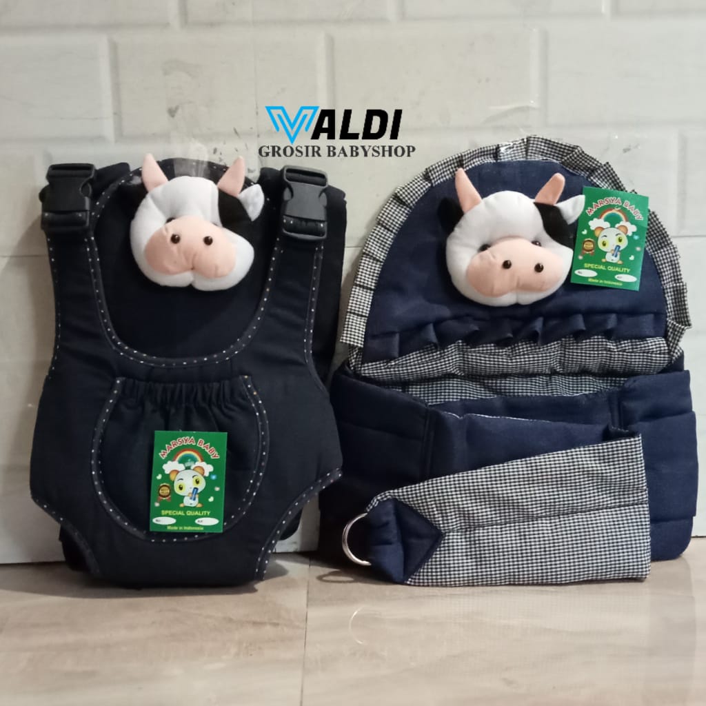 Paket Hemat ( 2 in 1 ) Gendongan Samping Bayi Dan Gendongan Ransel Bayi