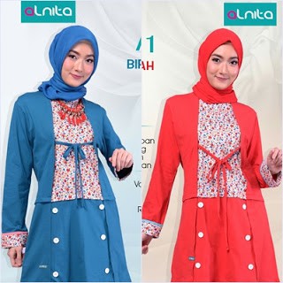 KOLEKSI BLOUSE KAOS MUSLIMAH ALNITA AA 21