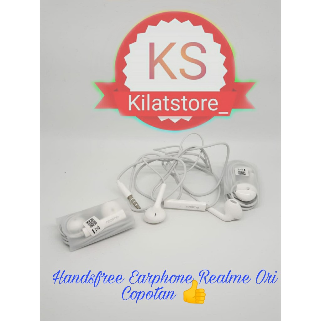 HEADSFREE / EARPHONE ORIGINAL CABUTAN FOR REALME SERIES