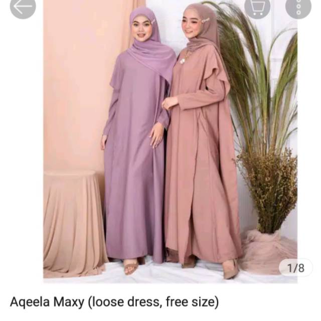  Baju  muslim wanita abbiya aqeela humaira Kami Reseller rumahan  dari produk nya ladyfameshop 