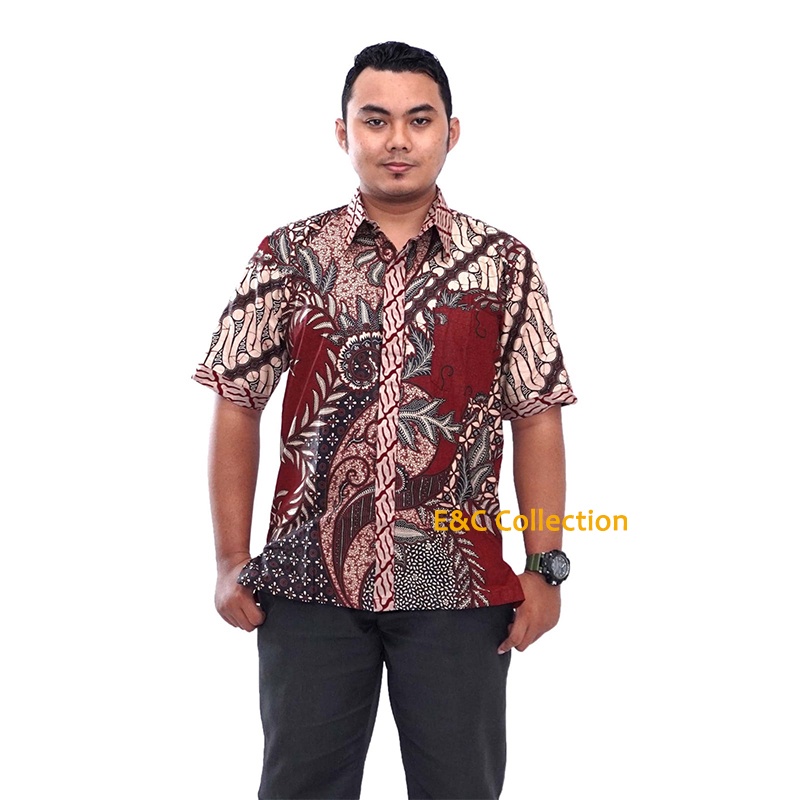 Blouse Batik Wanita Gloria Trendy  -  Atasan Batik Wanita - Hem Pria - Couple -S-M-L-XL-XXL-3L-4L-5L-3