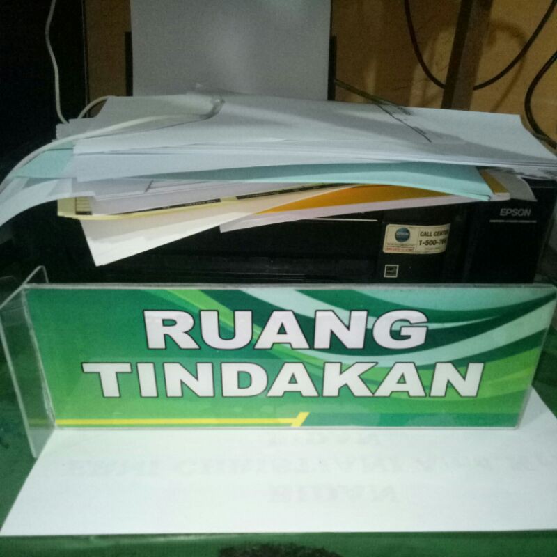 

Papan Akrilik Puskesmas ukuran 10x30 cm