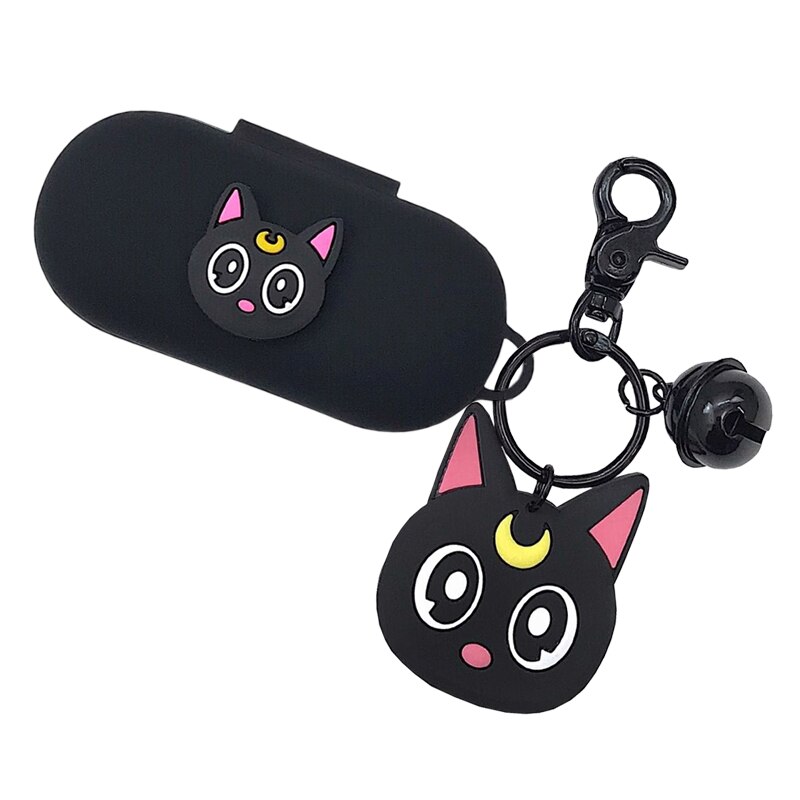 【ready stock】Black Silicone Earphone Case For Huawei Freebuds 3i Wireless Protective Case with Keychain