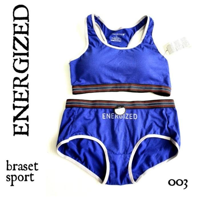 SPORT BRA SET ENERGIZED BY PIERRE CARDIN #100003 - Tanpa Kawat